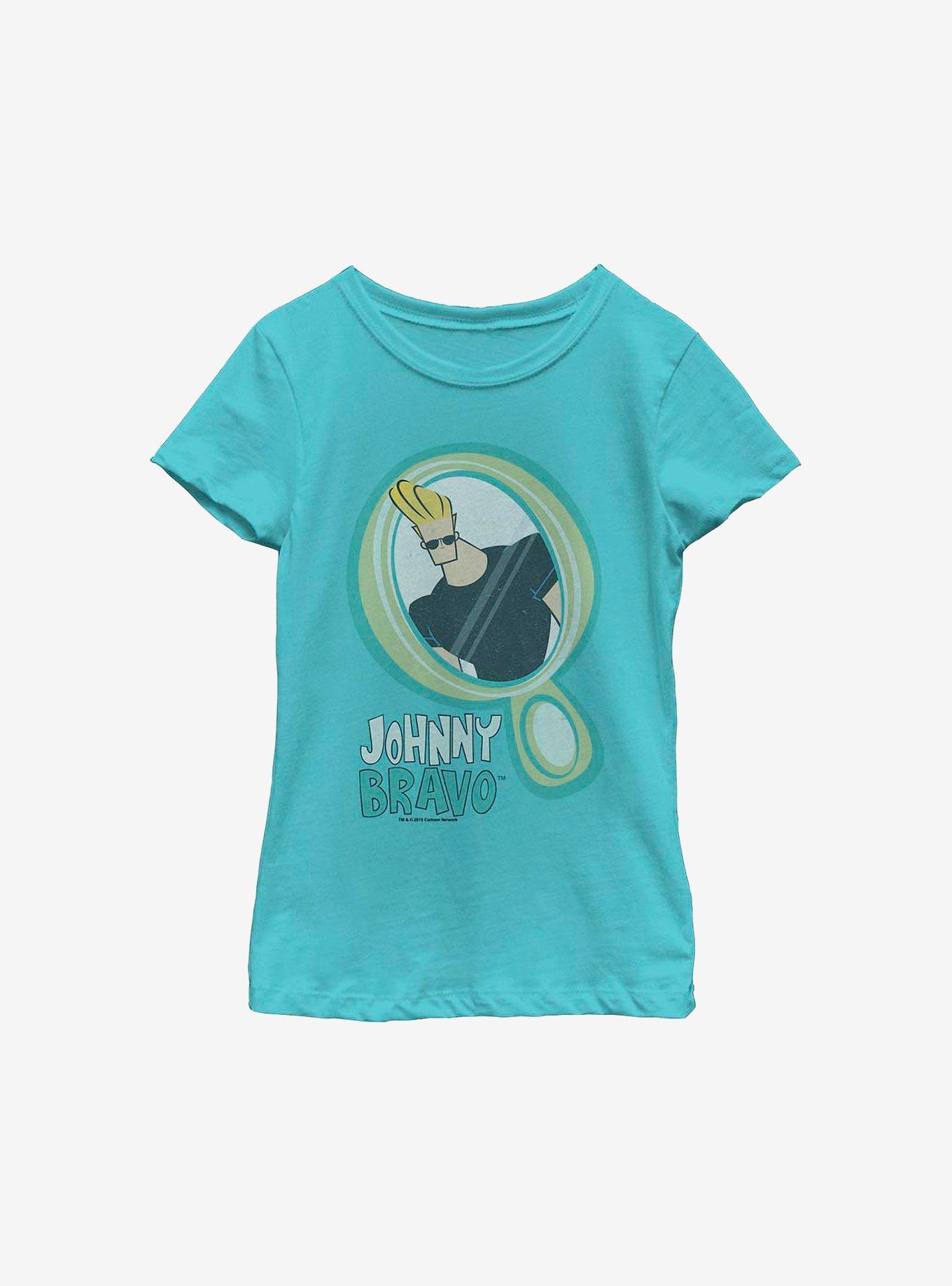 Johnny Bravo Looking Good Youth Girls T-Shirt, , hi-res