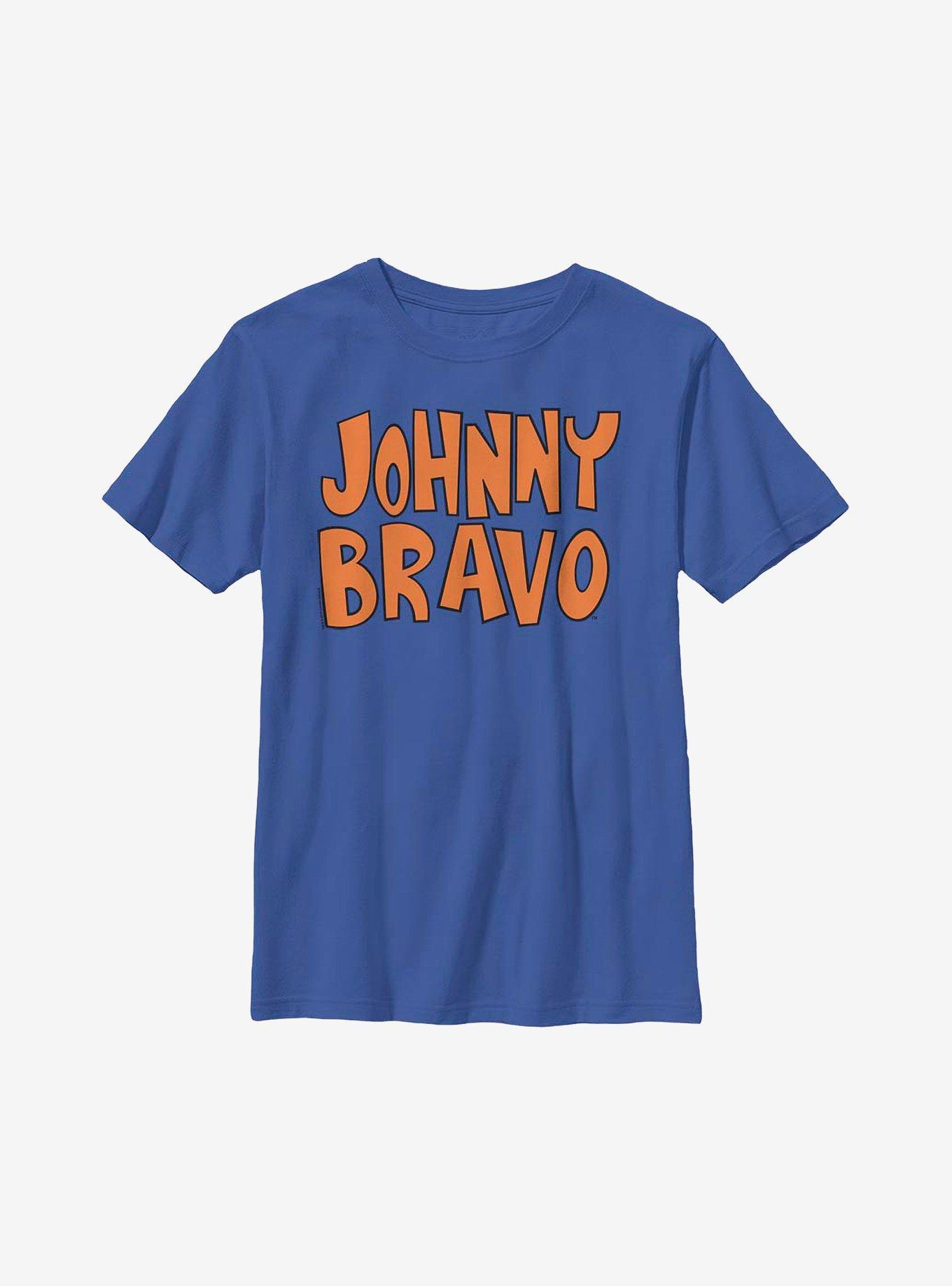 Johnny Bravo Logo Youth T-Shirt, , hi-res