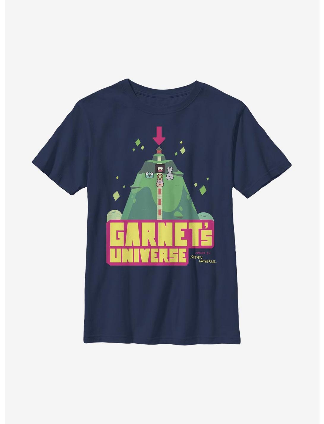 Steven Universe Garnets Universe Youth T-Shirt, NAVY, hi-res