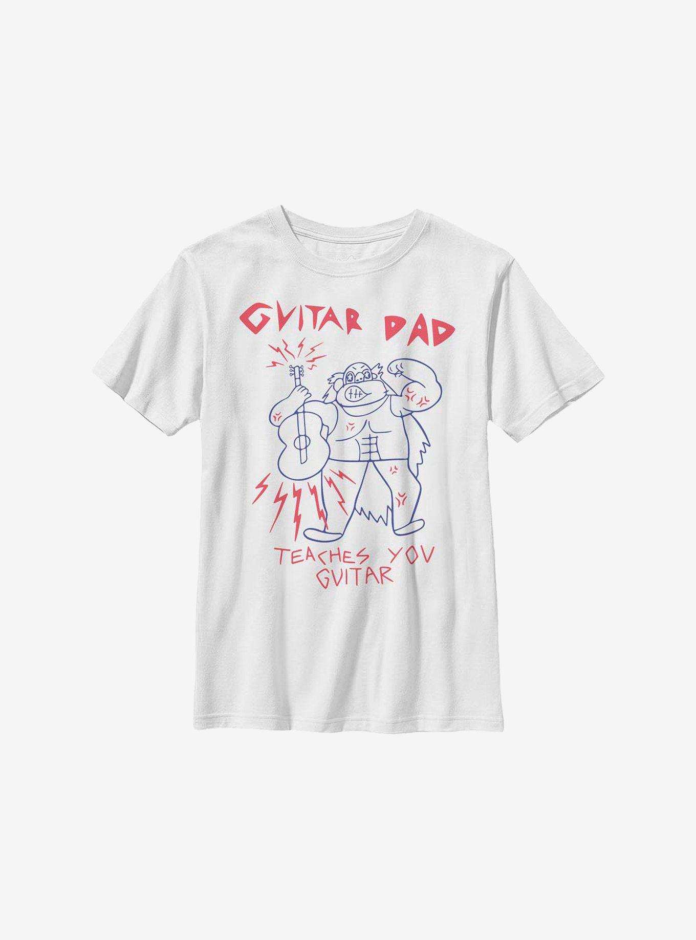 Steven Universe Guitar Dad Youth T-Shirt, WHITE, hi-res