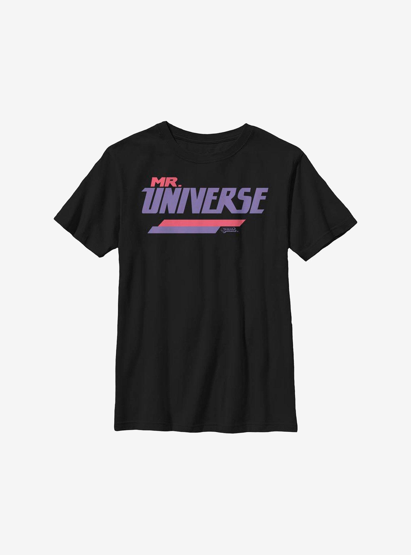 Steven Universe Mr. Universe Youth T-Shirt, BLACK, hi-res
