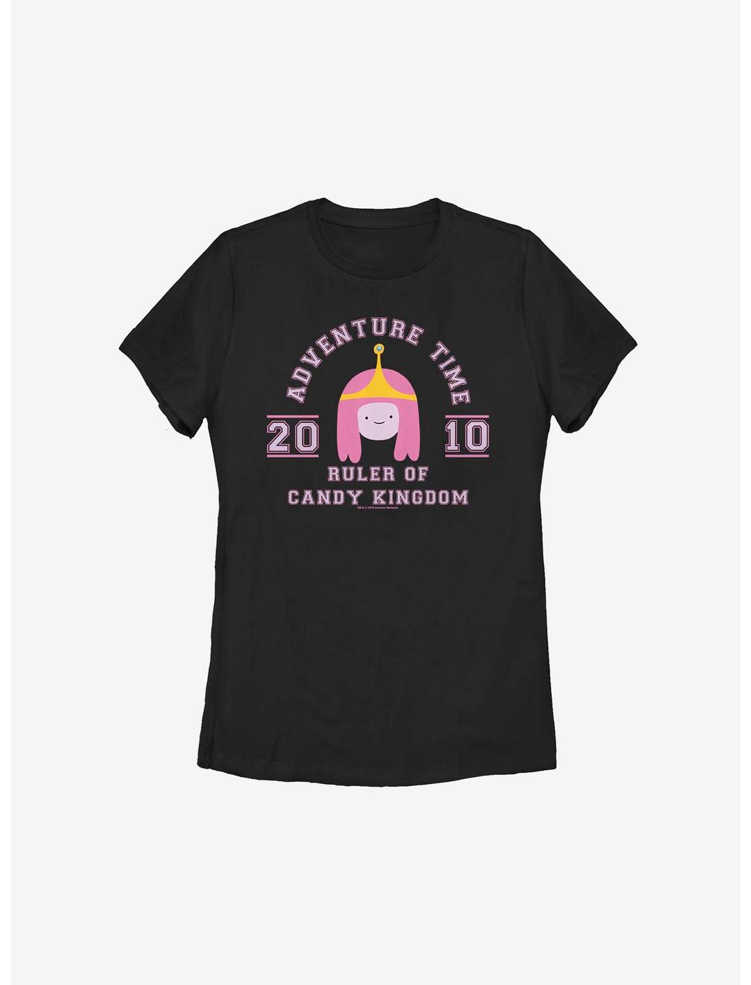 Adventure Time Ruler Of Candy Kingdom 2010 Womens T-Shirt, BLACK, hi-res