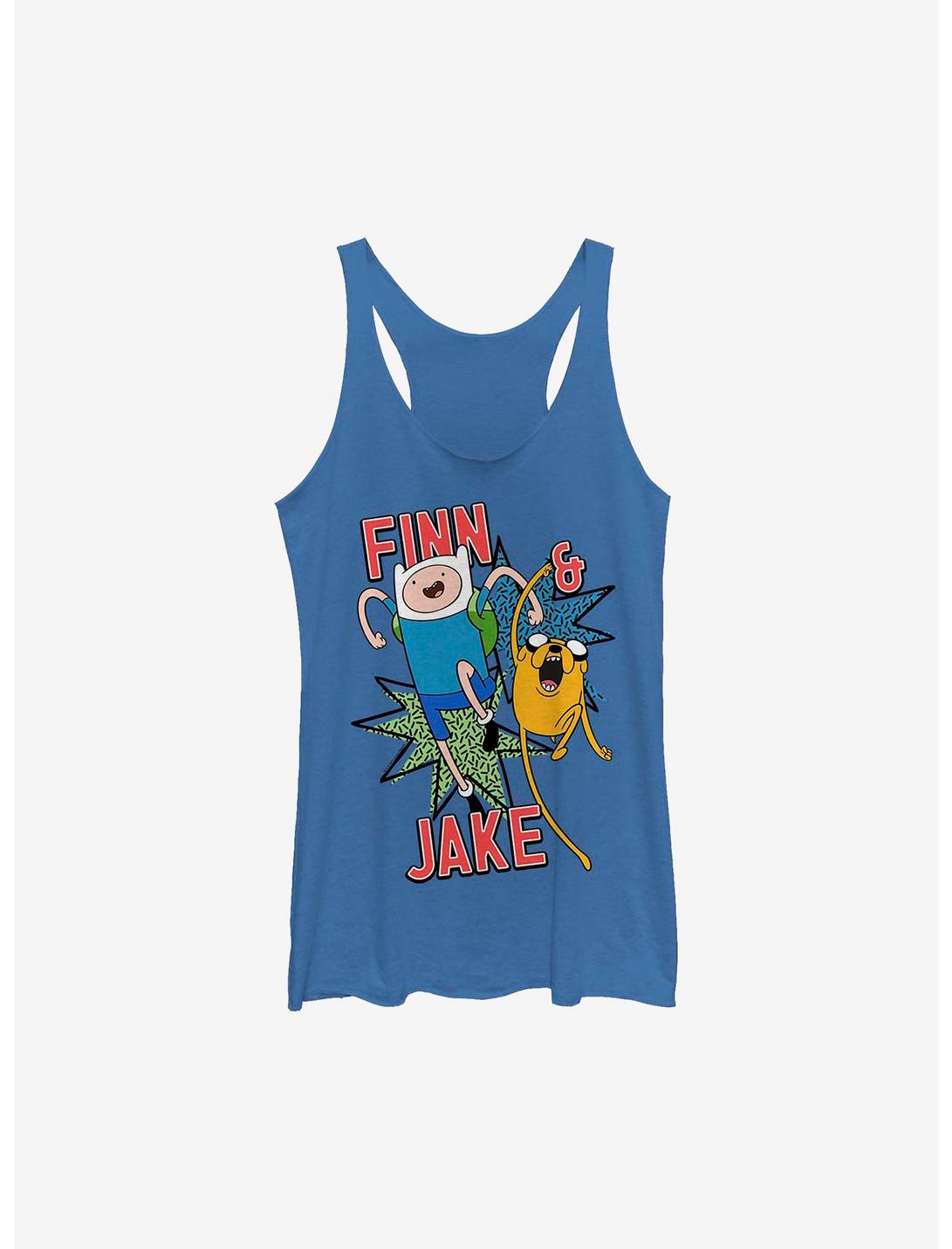 Adventure Time Jake And Finn Womens Tank Top, ROY HTR, hi-res