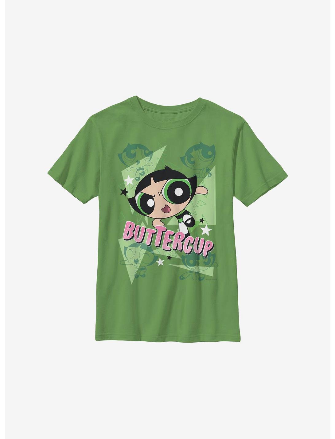 The Powerpuff Girls Buttercup Moves Youth T-Shirt, KELLY, hi-res
