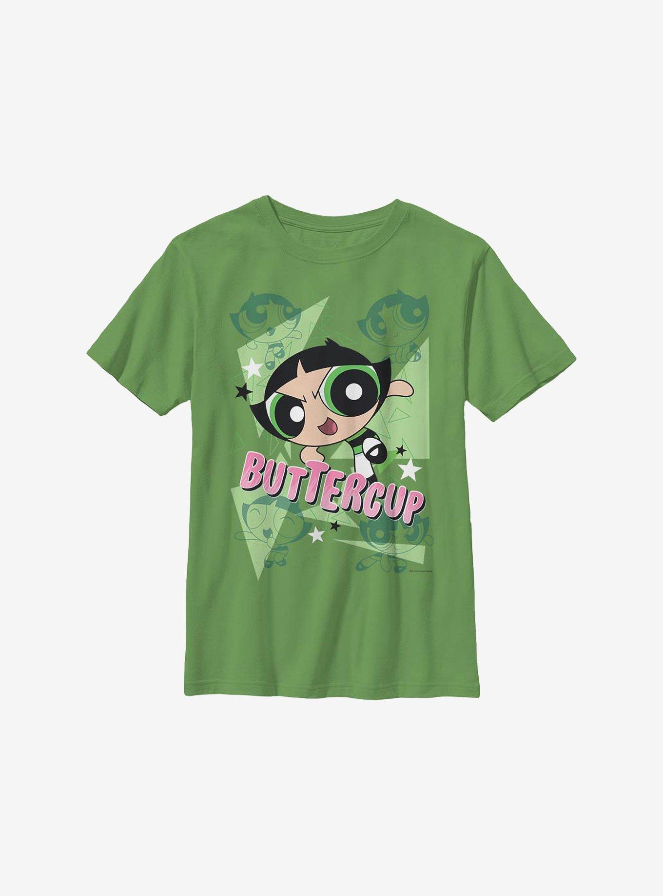 The Powerpuff Girls Buttercup Moves Youth T-Shirt, KELLY, hi-res