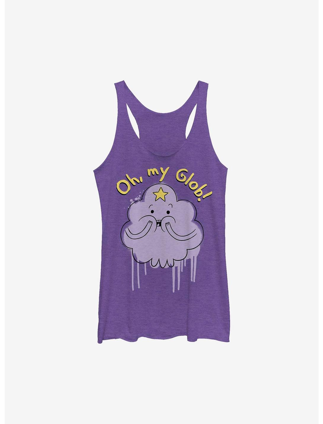 Adventure Time Oh My Glob Womens Tank Top, PUR HTR, hi-res