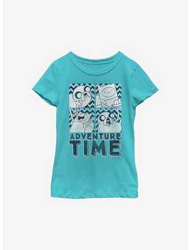Adventure Time Box Faces Youth Girls T-Shirt, , hi-res