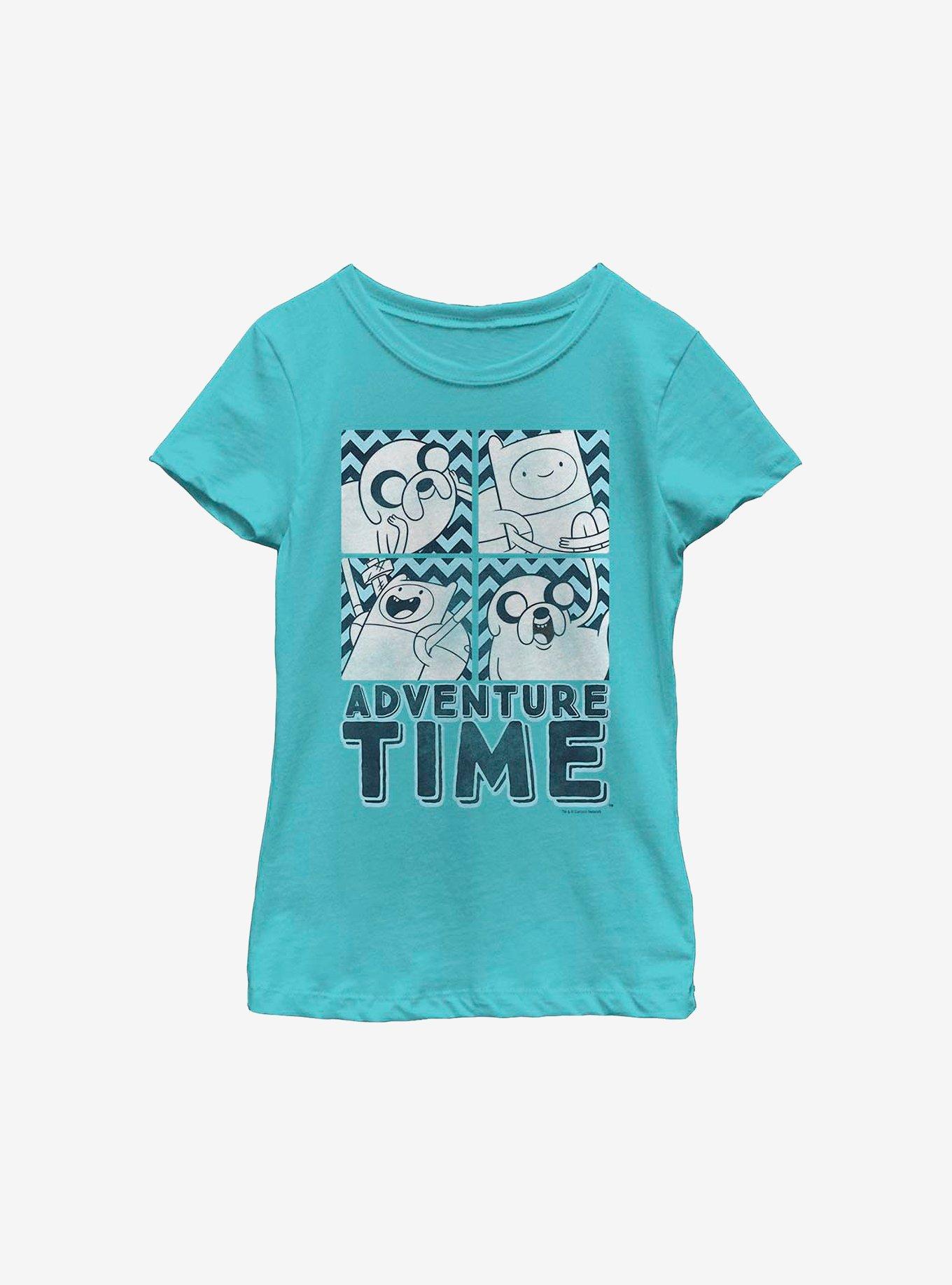 Adventure Time Box Faces Youth Girls T-Shirt, , hi-res