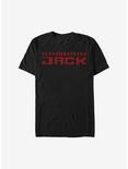 Samurai Jack Stressed Logo T-Shirt, BLACK, hi-res