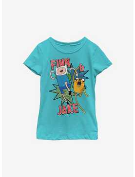 Adventure Time Jake And Finn Youth Girls T-Shirt, , hi-res