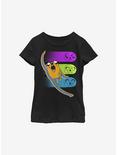 Adventure Time Jake Chop Youth Girls T-Shirt, BLACK, hi-res
