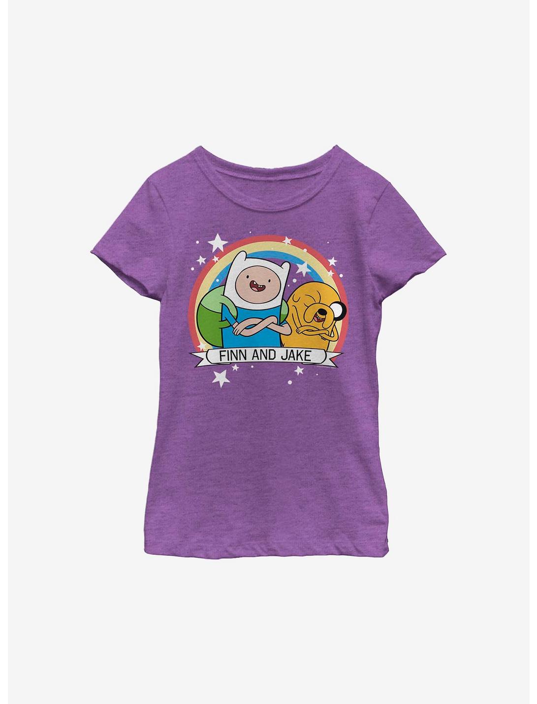 Adventure Time Jake Finn Forev Youth Girls T-Shirt, PURPLE BERRY, hi-res