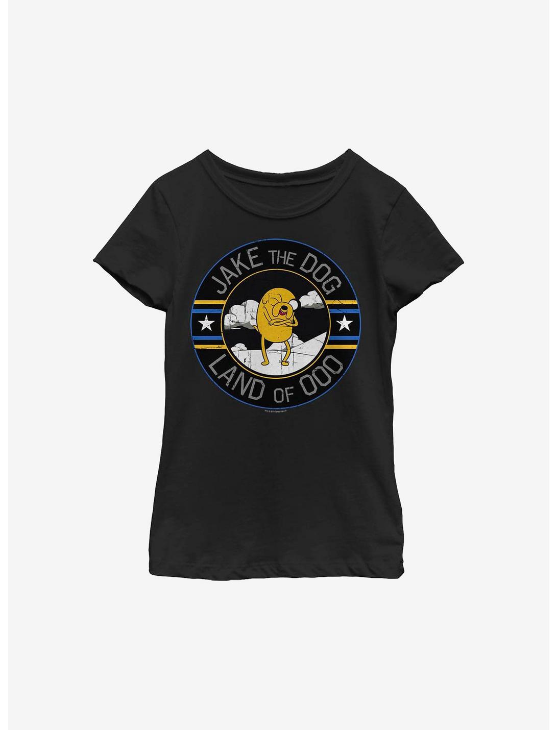 Adventure Time Jake The Dog Youth Girls T-Shirt, BLACK, hi-res