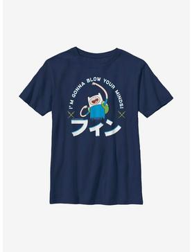 Adventure Time Finn I'm Gonna Blow Your Minds Youth T-Shirt, , hi-res