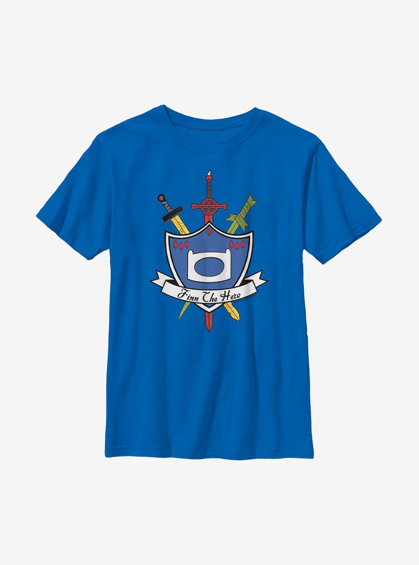 Adventure Time Finn The Hero Youth T-Shirt, , hi-res