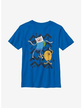 Plus Size Adventure Time Jake Finn Dance Youth T-Shirt, , hi-res