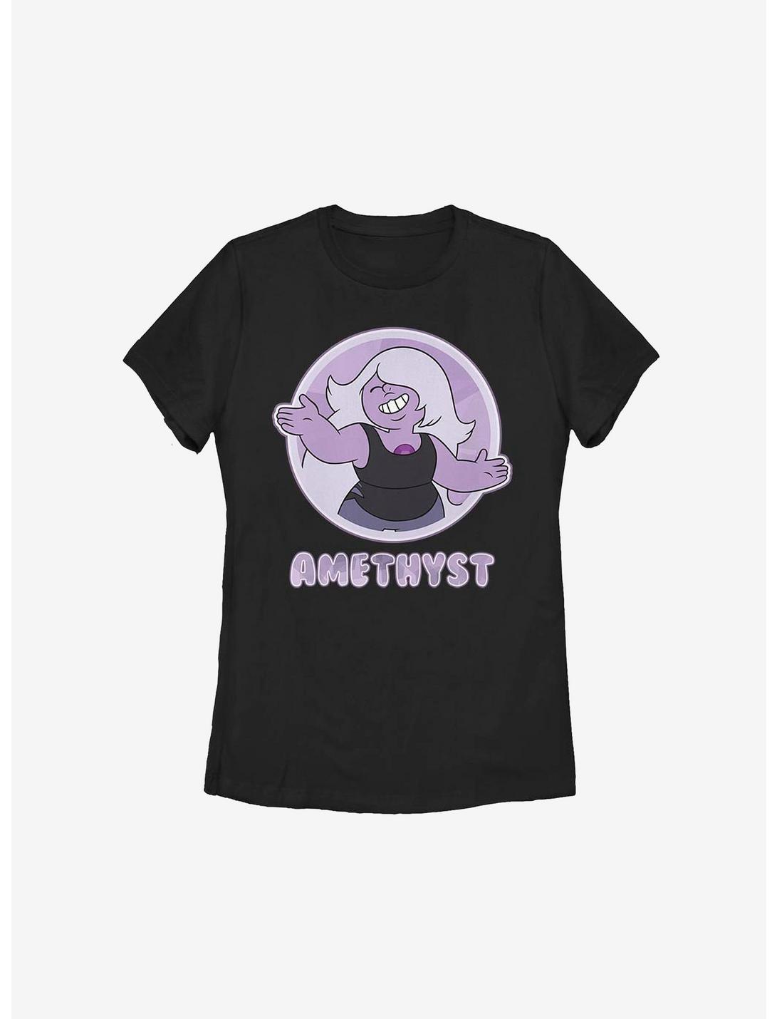 Steven Universe Amethyst Womens T-Shirt, BLACK, hi-res
