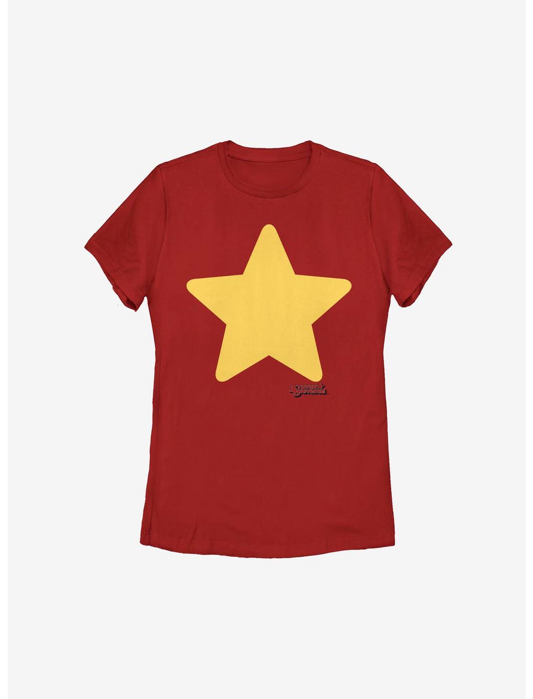 Steven Universe Steven Star Womens T-Shirt, RED, hi-res