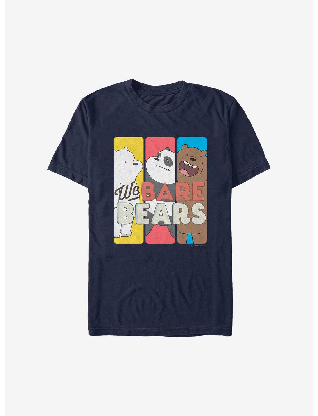 We Bare Bears Tri Bears T-Shirt, NAVY, hi-res