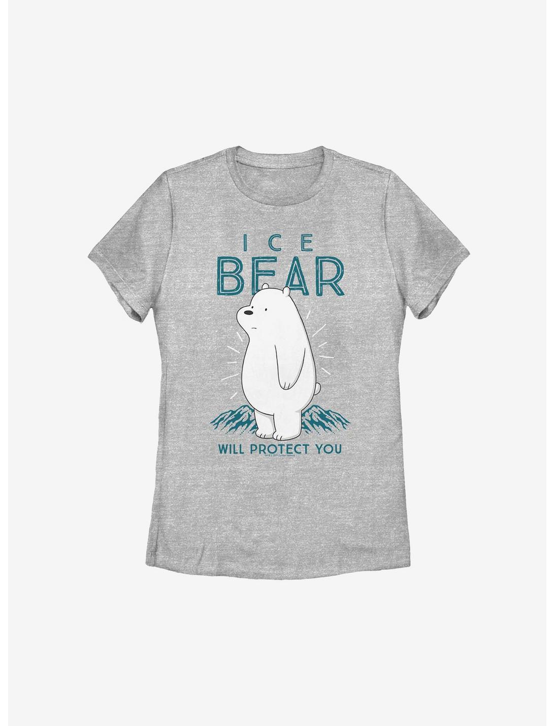We Bare Bears Ice Bear Womens T-Shirt, ATH HTR, hi-res