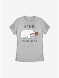 We Bare Bears Ice Bear Take Care Womens T-Shirt, ATH HTR, hi-res