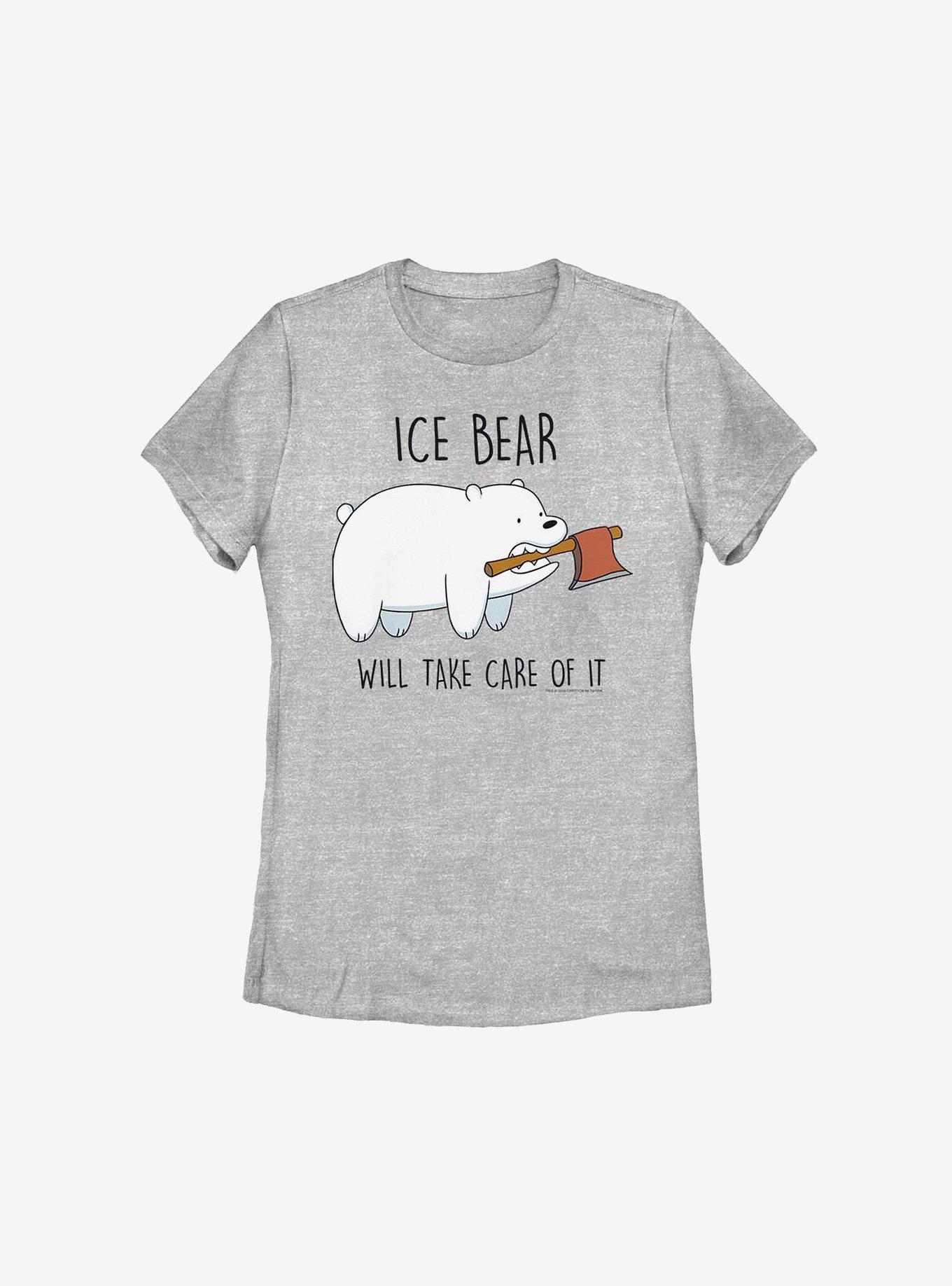 We Bare Bears Ice Bear Take Care Womens T-Shirt, , hi-res