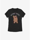 We Bare Bears Internet Famous Womens T-Shirt, BLACK, hi-res