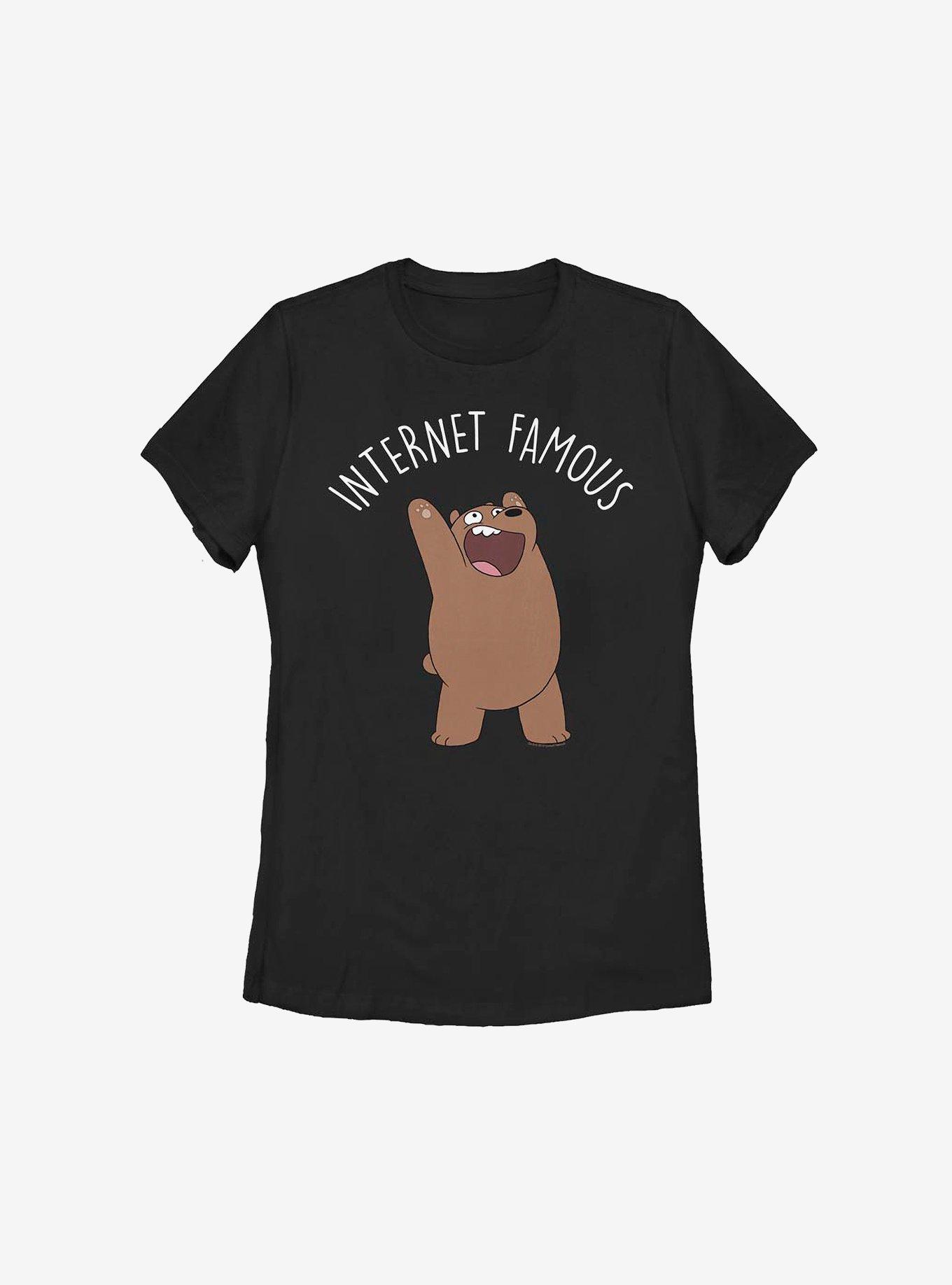 We Bare Bears Internet Famous Womens T-Shirt, , hi-res