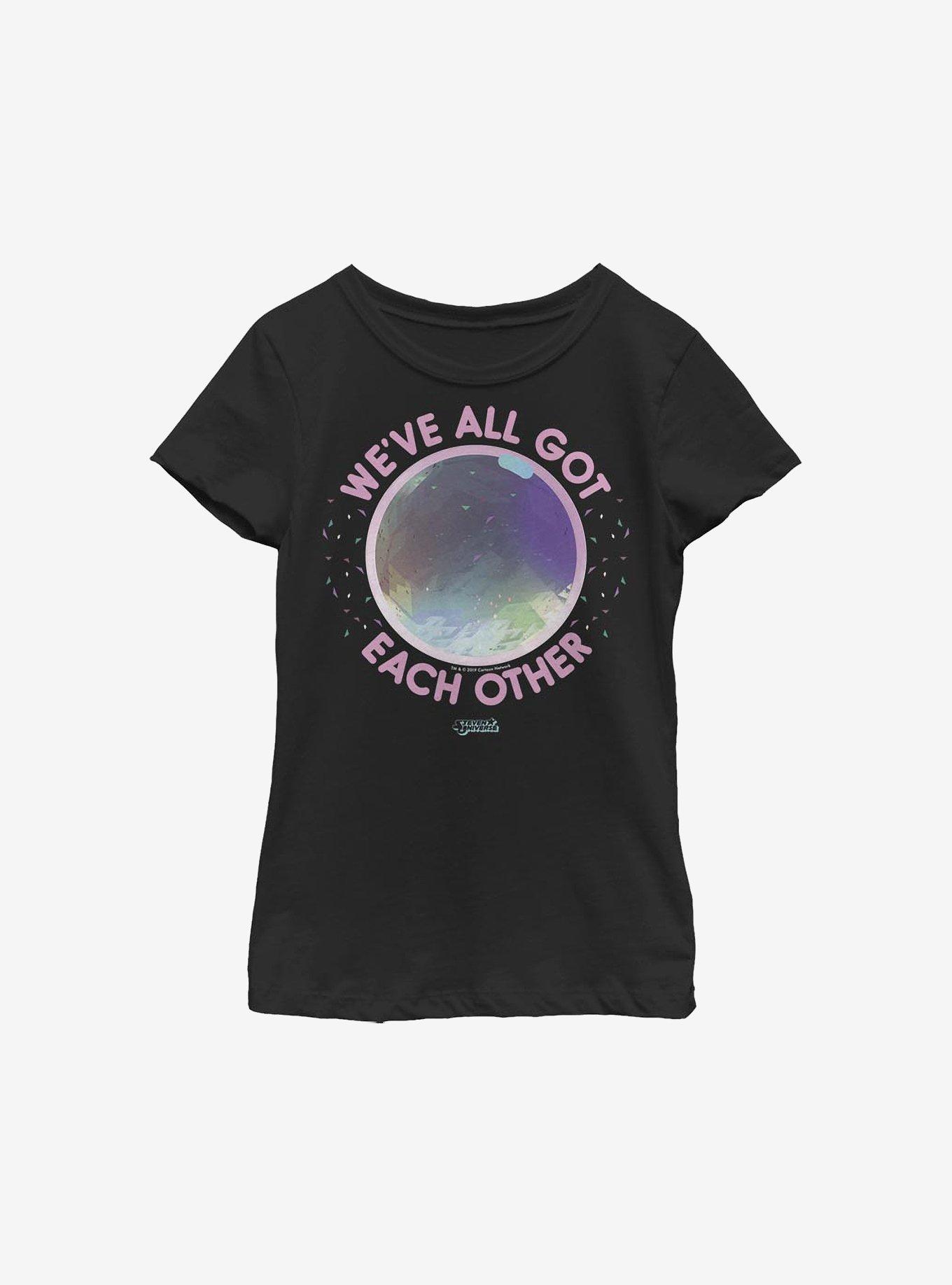 Steven Universe Got Each Other Youth Girls T-Shirt, BLACK, hi-res