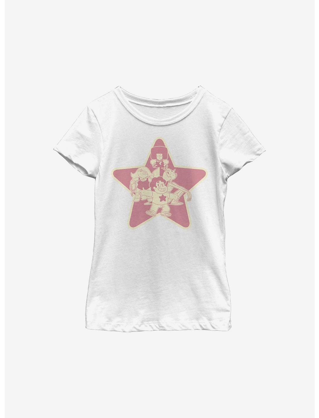 Steven Universe Group Shot Youth Girls T-Shirt, WHITE, hi-res