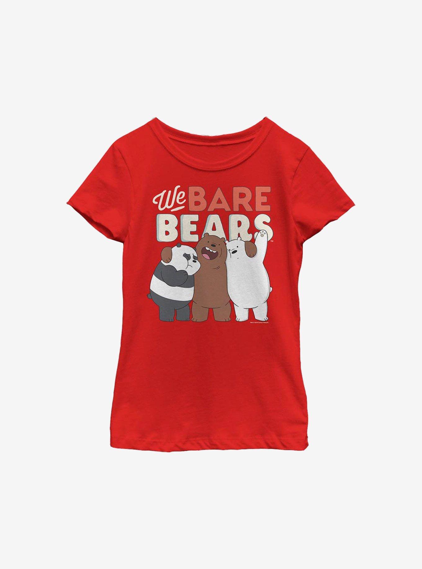 We Bare Bears Bare Bears Youth Girls T-Shirt