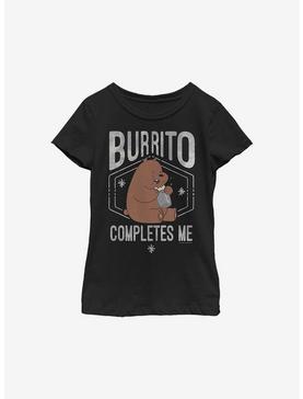 We Bare Bears Bare Burrito Youth Girls T-Shirt, , hi-res