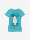 We Bare Bears Ice Bear Youth Girls T-Shirt, TAHI BLUE, hi-res