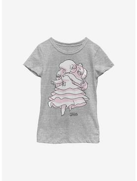 Steven Universe Rose Sketch Youth Girls T-Shirt, , hi-res
