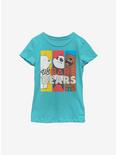 We Bare Bears Tri Bears Youth Girls T-Shirt, TAHI BLUE, hi-res