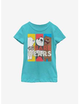 We Bare Bears Tri Bears Youth Girls T-Shirt, , hi-res