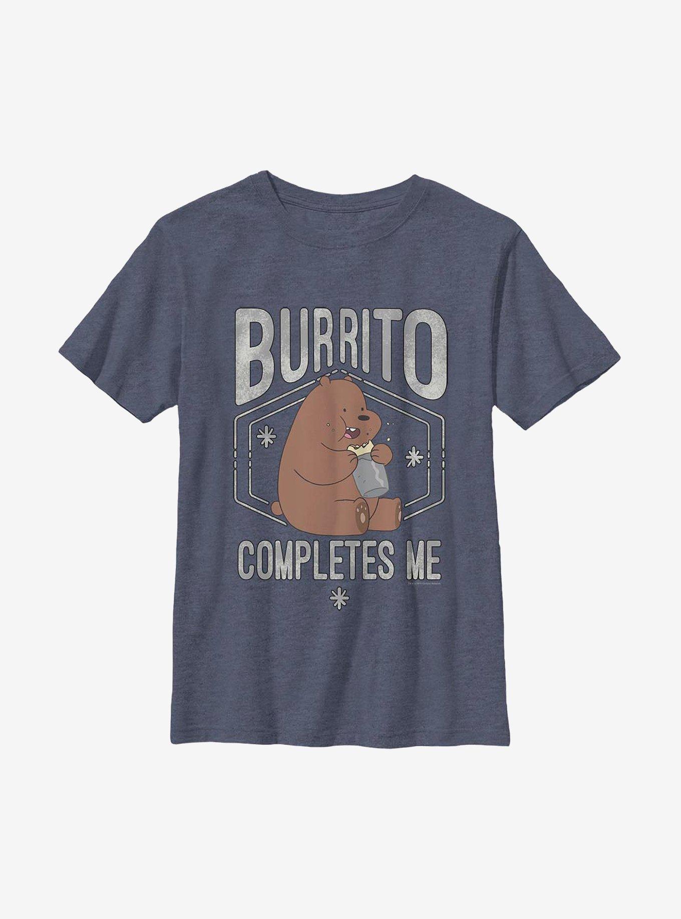 We Bare Bears Bare Burrito Youth T-Shirt, , hi-res