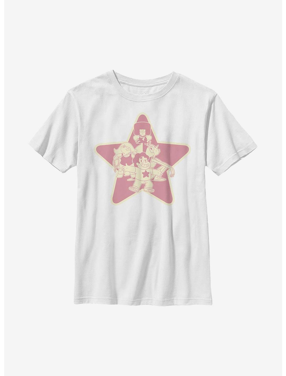 Steven Universe Group Shot Youth T-Shirt, WHITE, hi-res