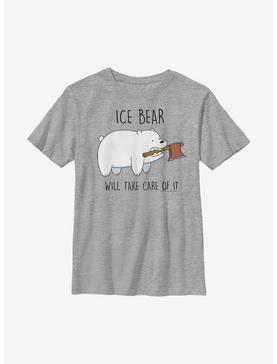 We Bare Bears Ice Bear Take Care Youth T-Shirt, , hi-res