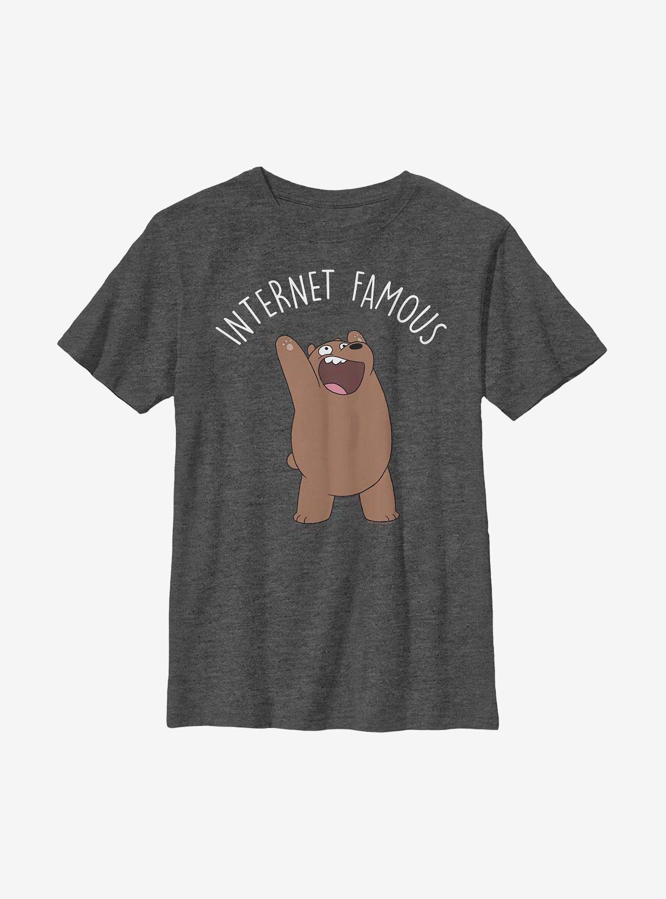 We Bare Bears Internet Famous Youth T-Shirt, , hi-res