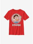 Plus Size Steven Universe Steven Youth T-Shirt, RED, hi-res