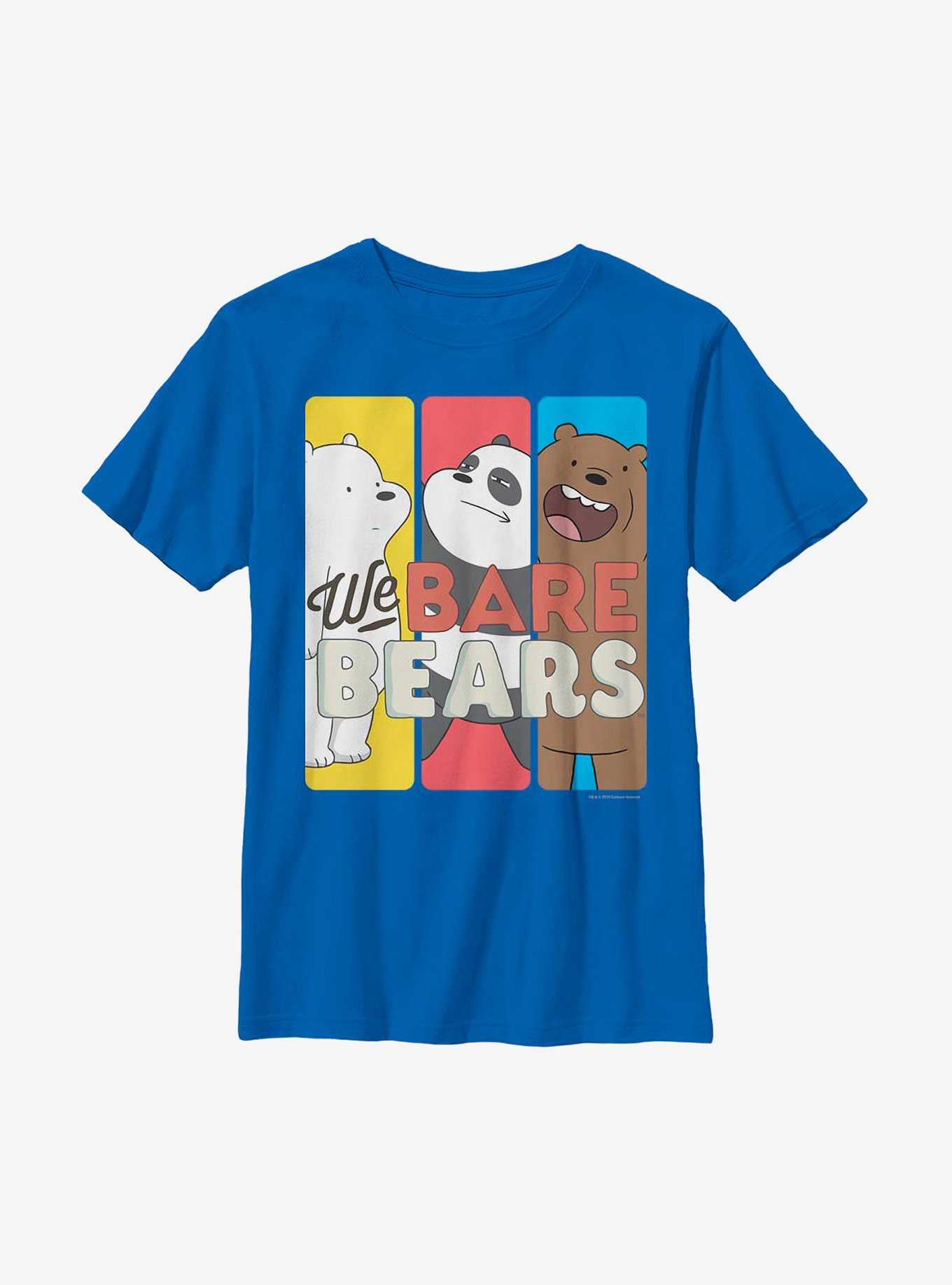 We Bare Bears Tri Bears Youth T-Shirt, , hi-res