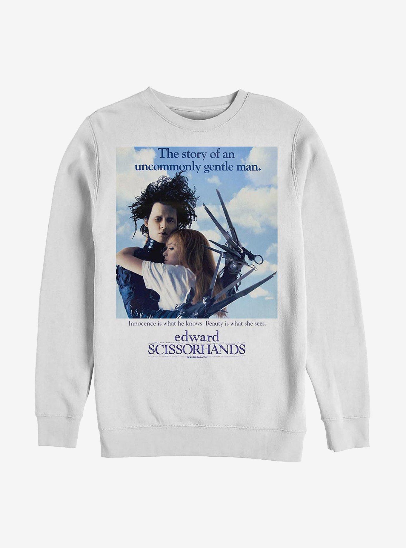 Edward Scissorhands Couple Poster Crew Sweatshirt, , hi-res