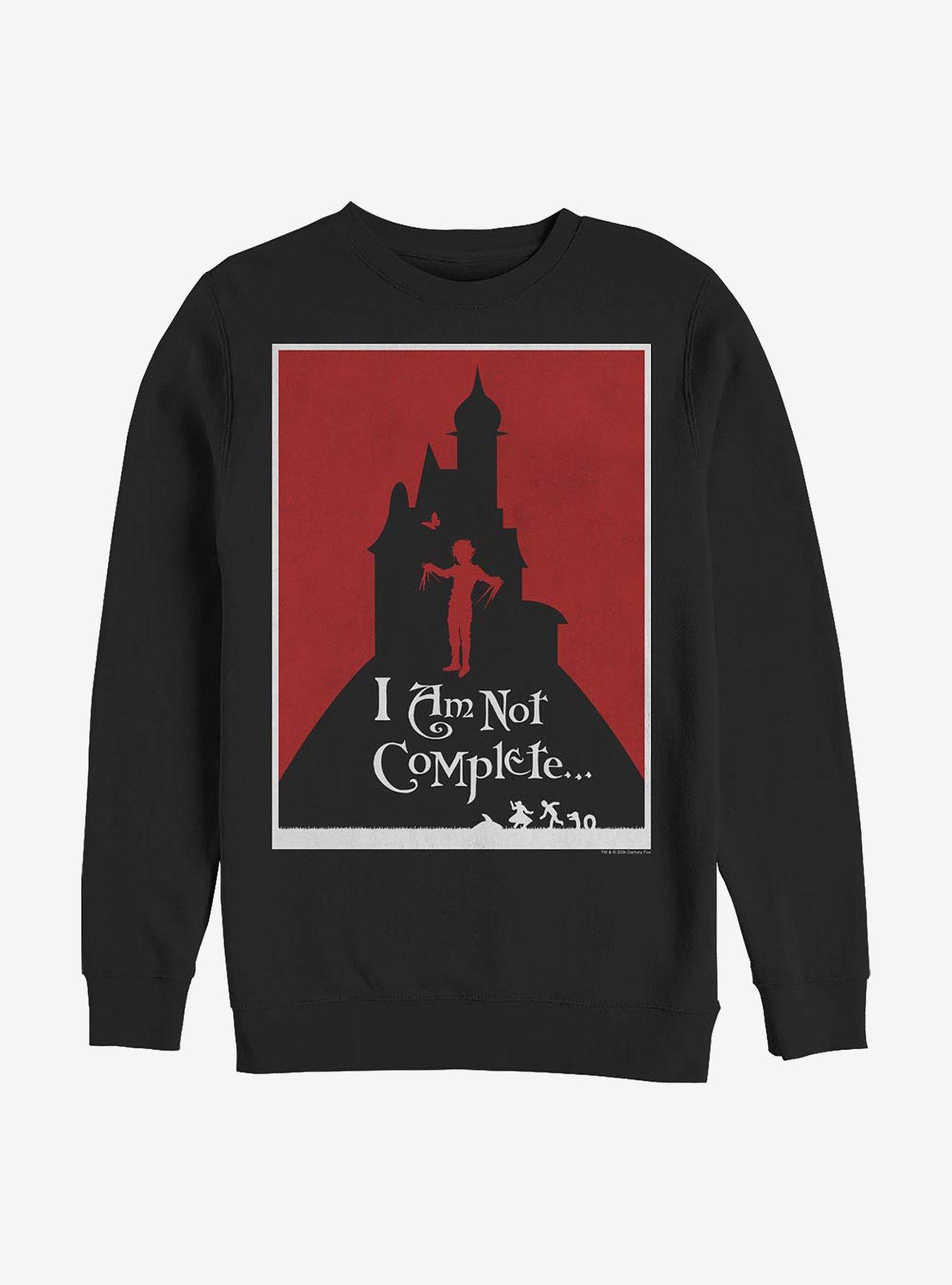 Edward Scissorhands Not Complete Crew Sweatshirt, , hi-res