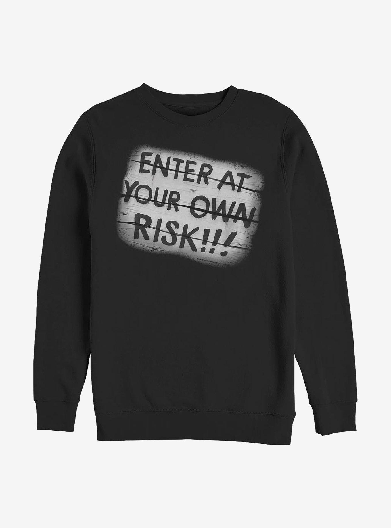 Rocky Horror Picture Show Enter At Your Own Risk Crew Sweatshirt