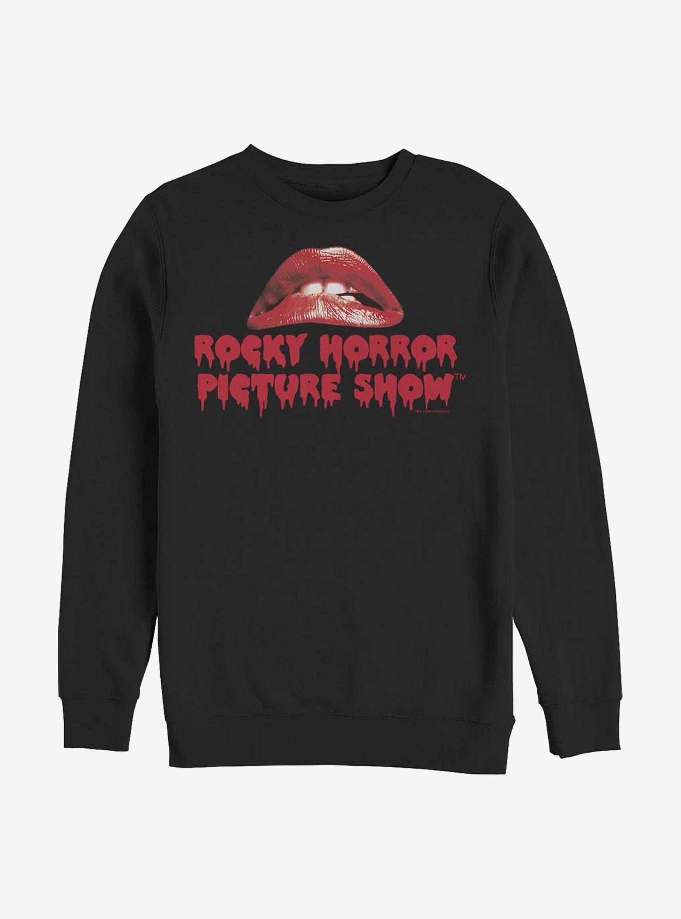 Rocky Horror Picture Show Lips And Logo Crew Sweatshirt
