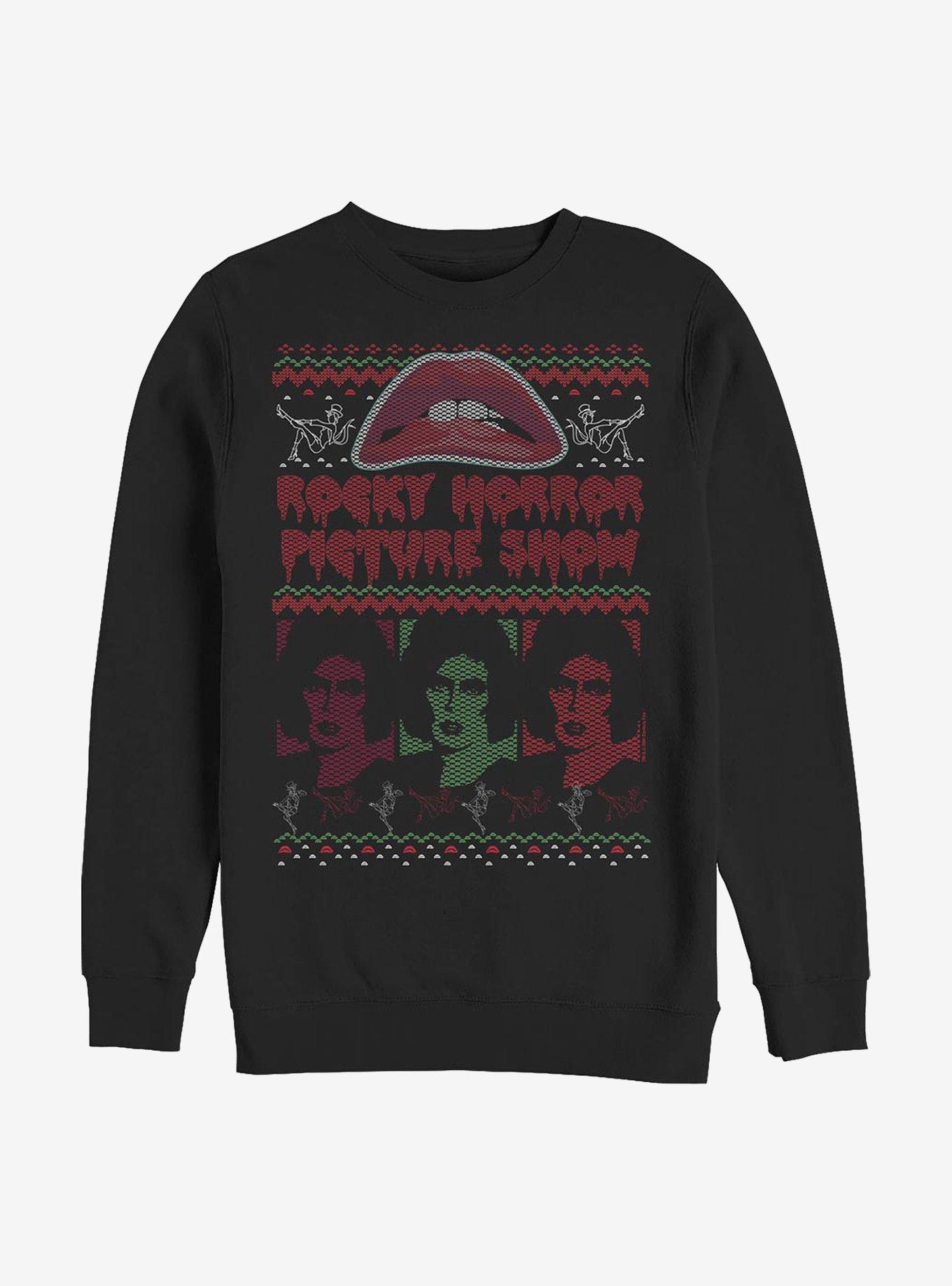Rocky Horror Picture Show Ugly Holiday Crew Sweatshirt