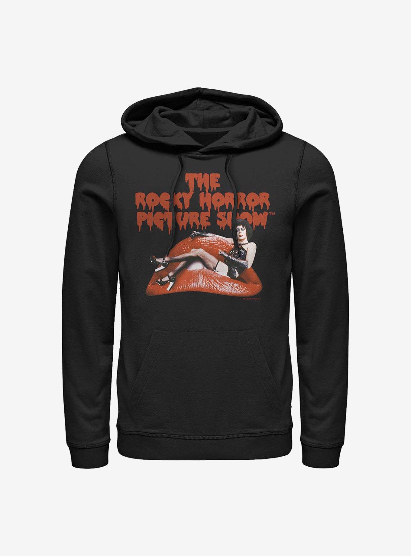 Rocky Horror Picture Show Frank And Lips Hoodie