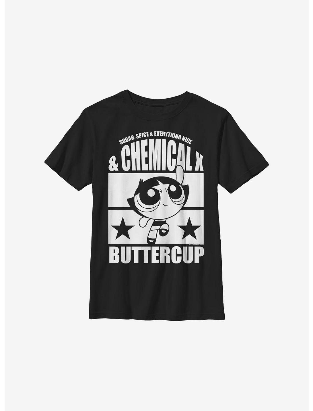 The Powerpuff Girls Street Buttercup Youth T-Shirt, BLACK, hi-res