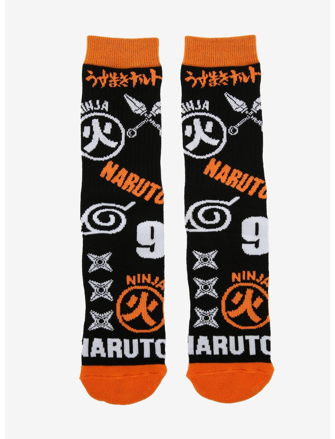 Naruto Shippuden Icon Crew Socks, , hi-res